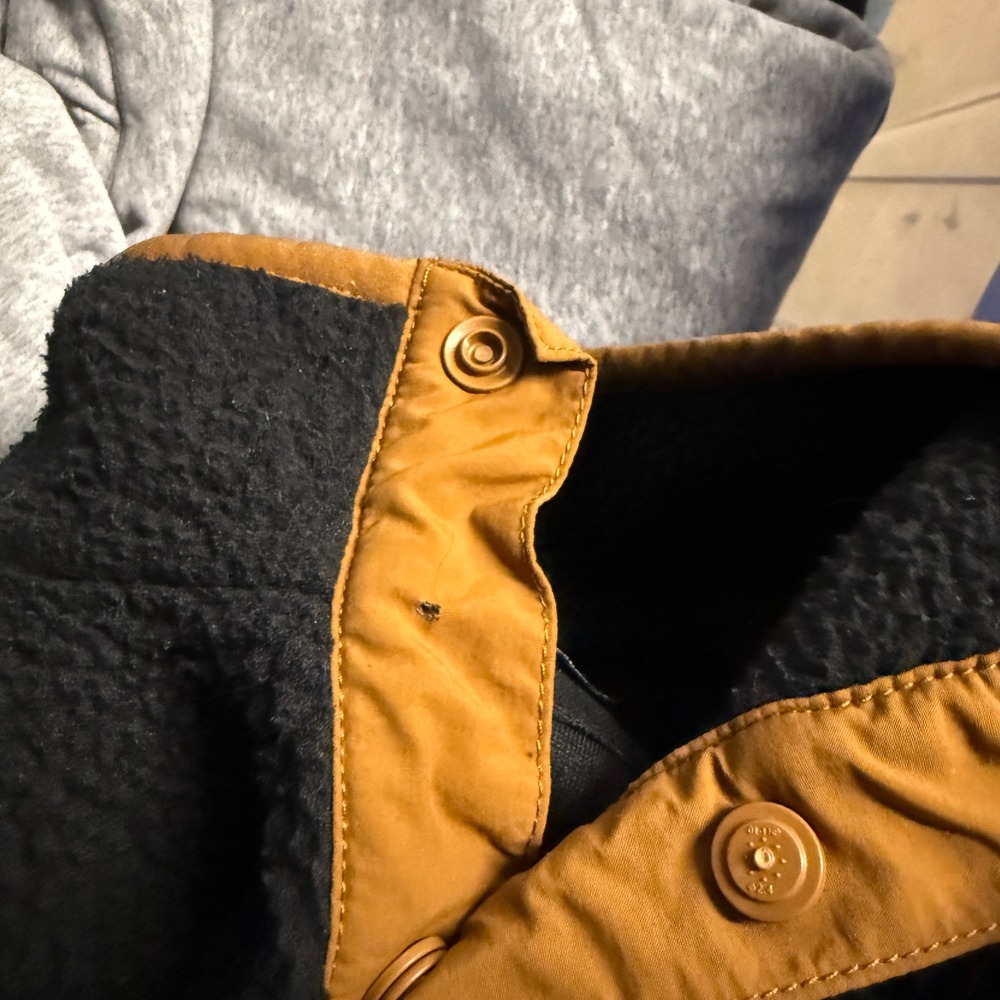 Carhartt Relaxed Fit Sherpa Fleece Pullover Black Brown OJ4991-M Womens Small - Picture 5 of 5